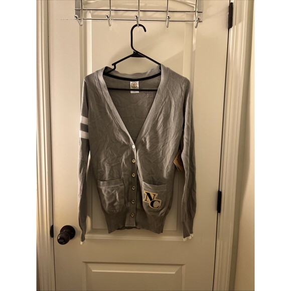 University Of Northern Colorado UNC Bears Gray Varsity Cardigan Women's Sweater - Picture 1 of 13